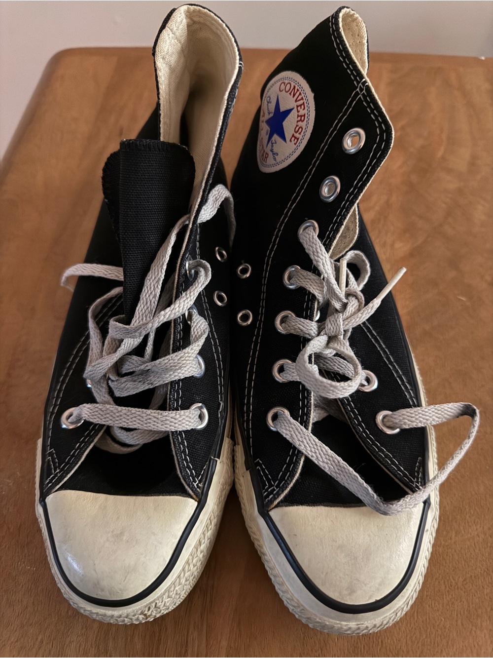 Kid’s Black High Top Converse Sneakers